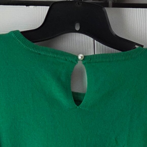 NWT CeCe Green Knit Top L - Picture 9 of 9